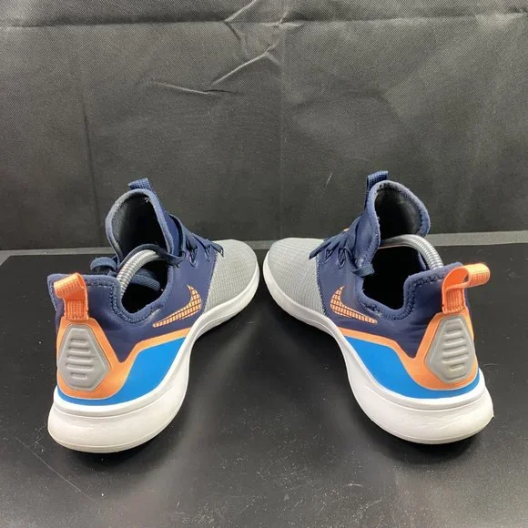 Nike Free TR8 Low Textile Trainers AJ7681-008 Blue/Orange/White Sz 10.5 - Picture 8 of 10